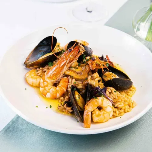 Risotto cu fructe de mare